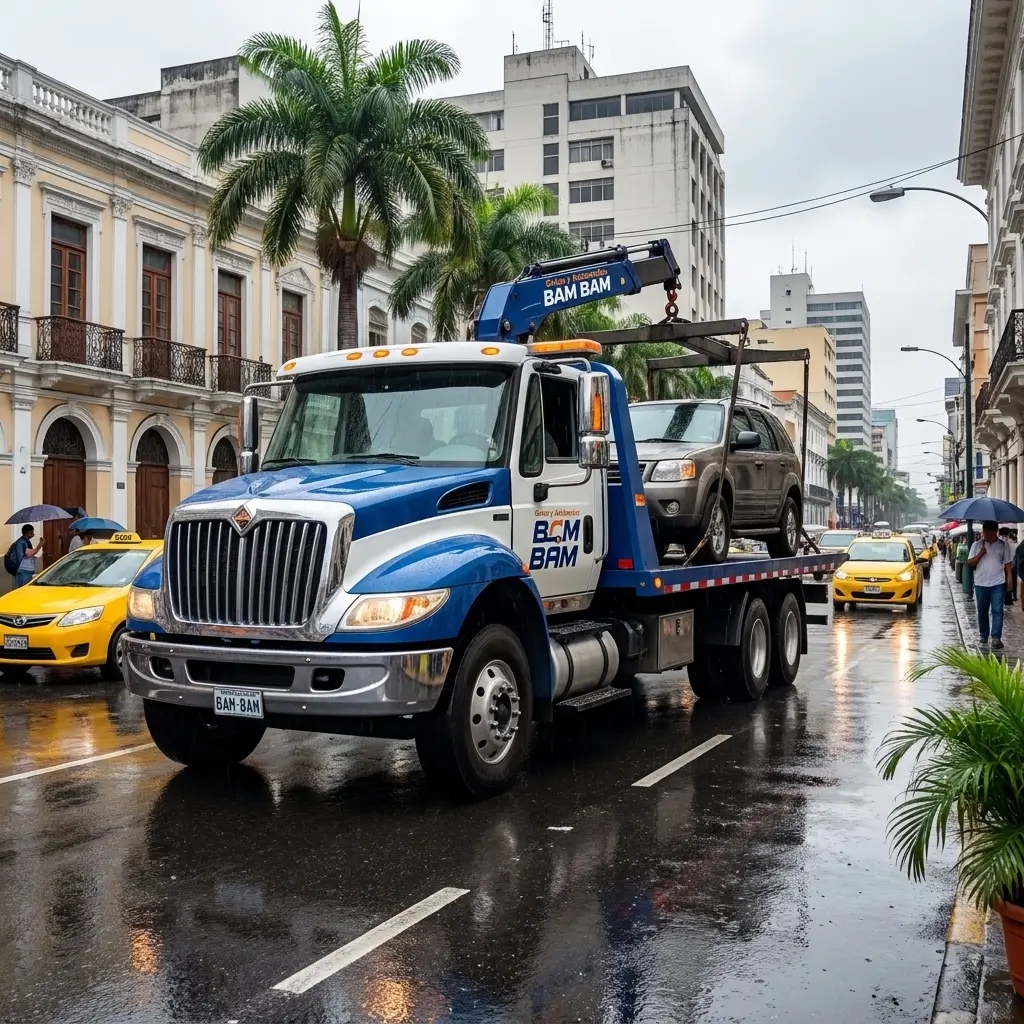 Grúa disponible 24 horas en Guayaquil